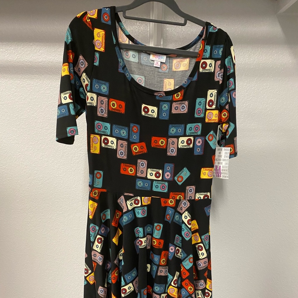 NWT LuLaRoe Nicole Medium Mixed Tapes
